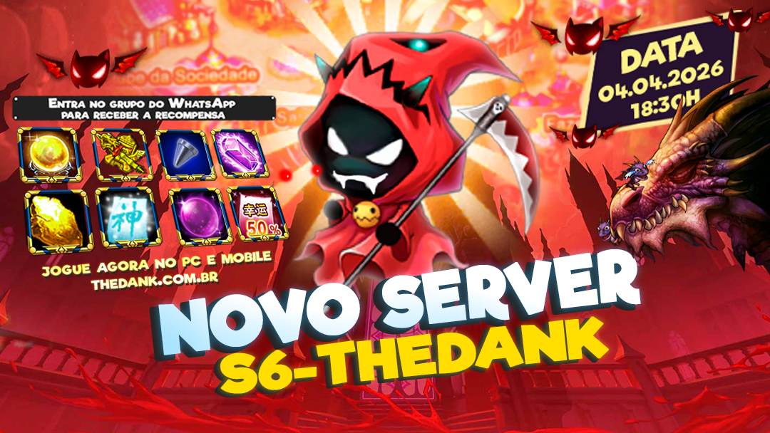 LANÇAMENTO NOVO SERVIDOR S6